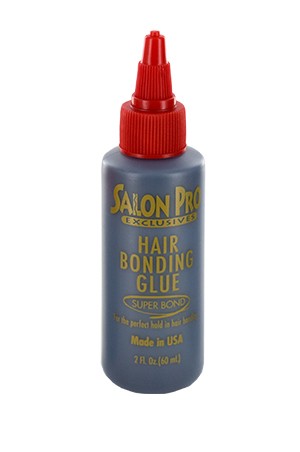 SALON PRO Hair Bonding Glue Black (2oz), sareya beauty supply store